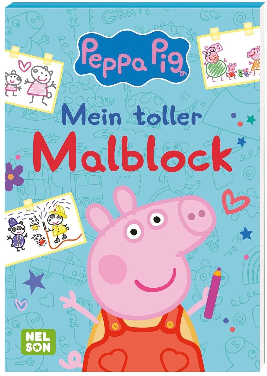 Peppa Wutz Ausmalbilder: Mein toller Malblock: Malvorlagen für Kinder ab 3 Jahren – Bild 1