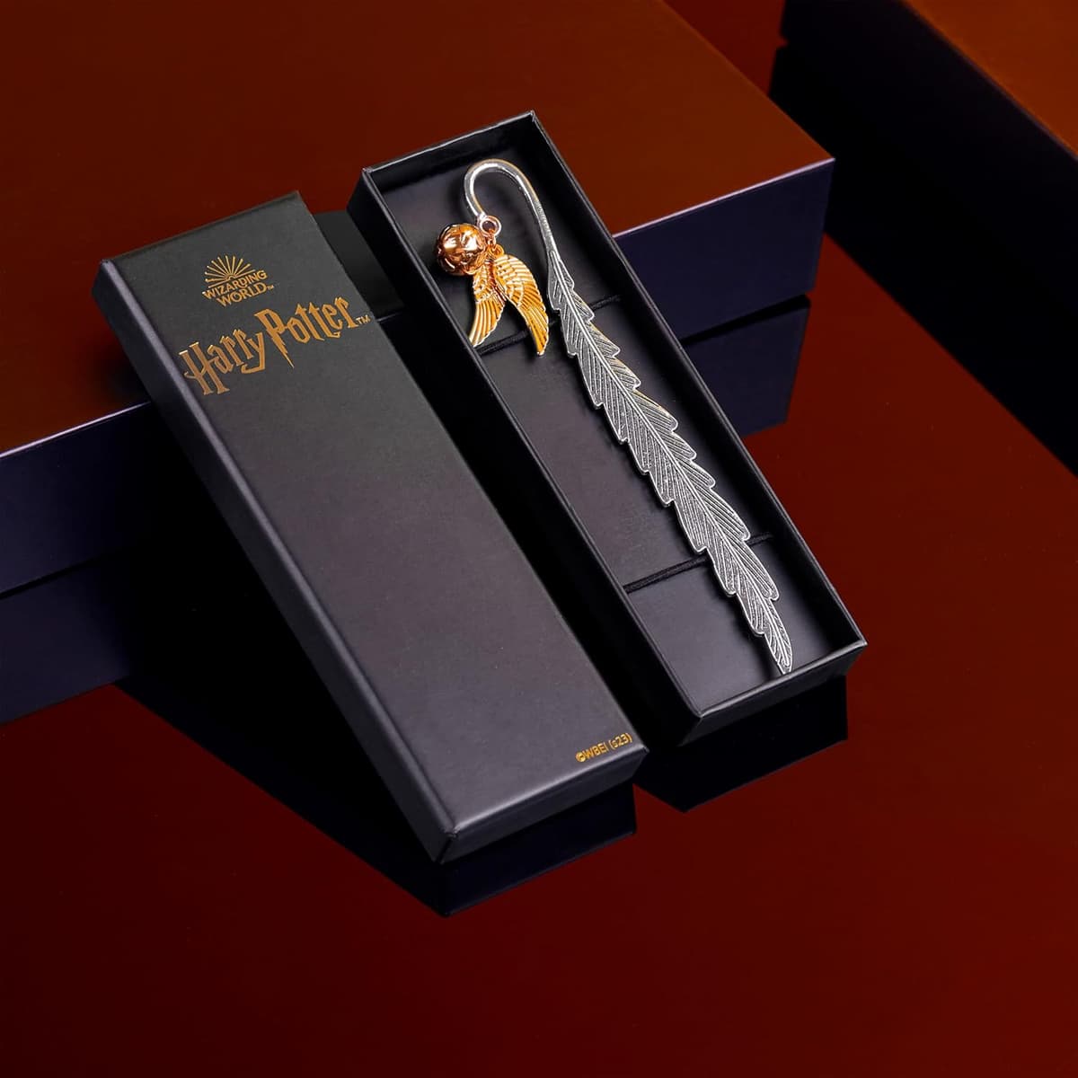 Harry Potter Lesezeichen Metall mit Anhänger - Offizielles Merchandise – Bild 2
