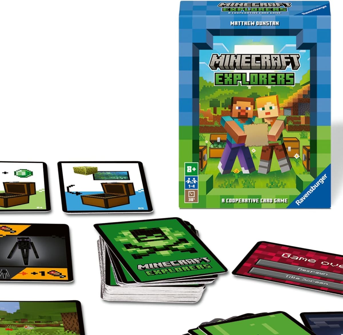 Ravensburger - Minecraft Explorers - Kooperatives Kartenspiel für 1-4 Personen ab 8 Jahren – Bild 1