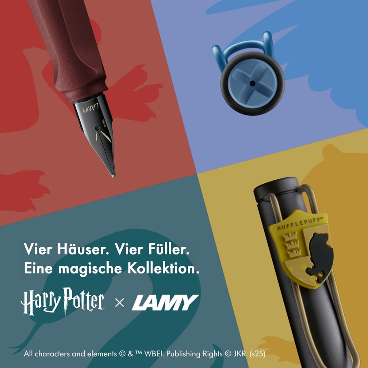 Lamy safari Harry Potter Gryffindor™ Füller – Special Edition Füllhalter mit Wappen des Hauses – Bild 5