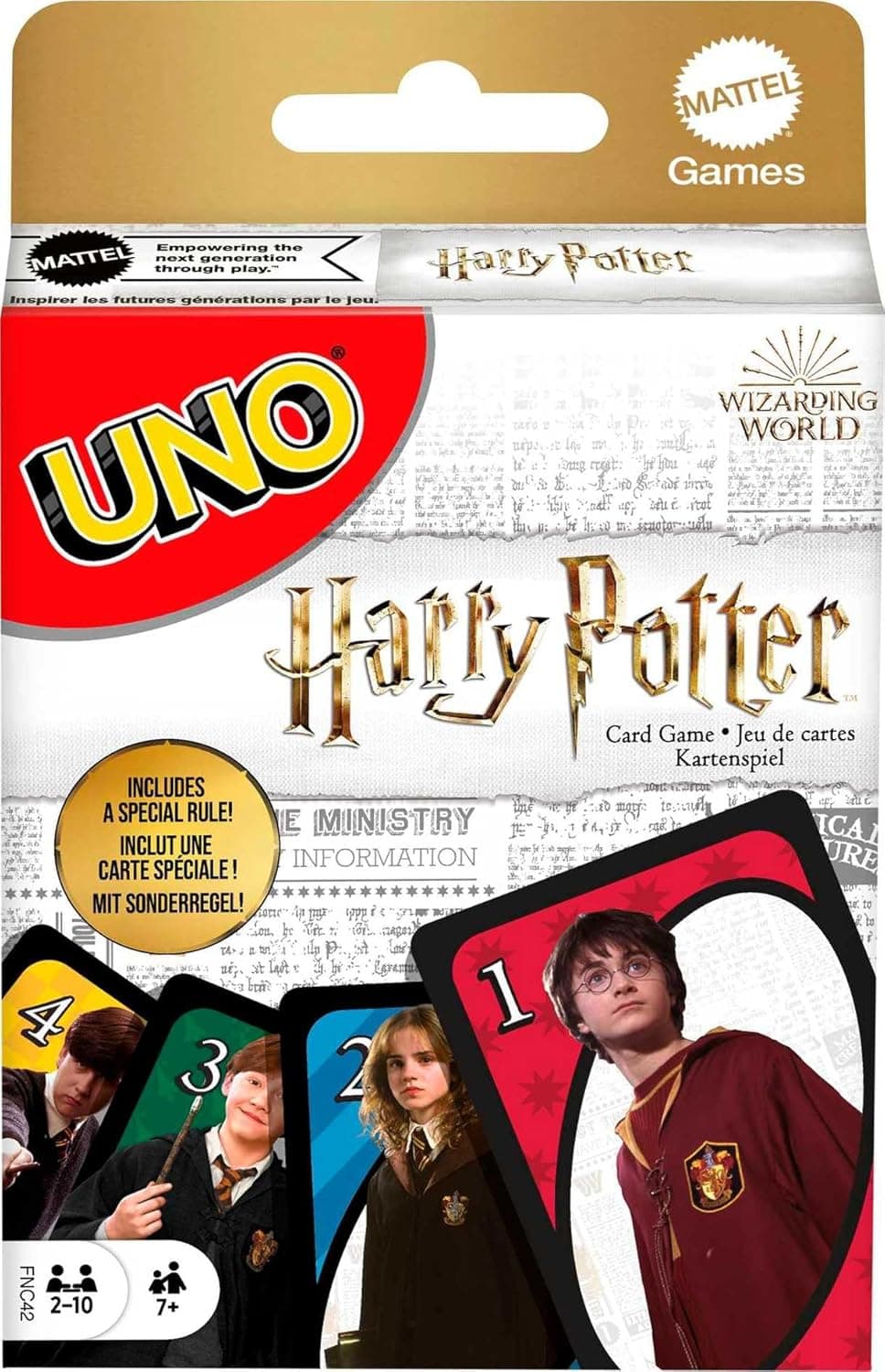 UNO Harry Potter - Kartenspiel mit beliebten Figuren aus der magischen Welt von Hogwarts – Bild 1