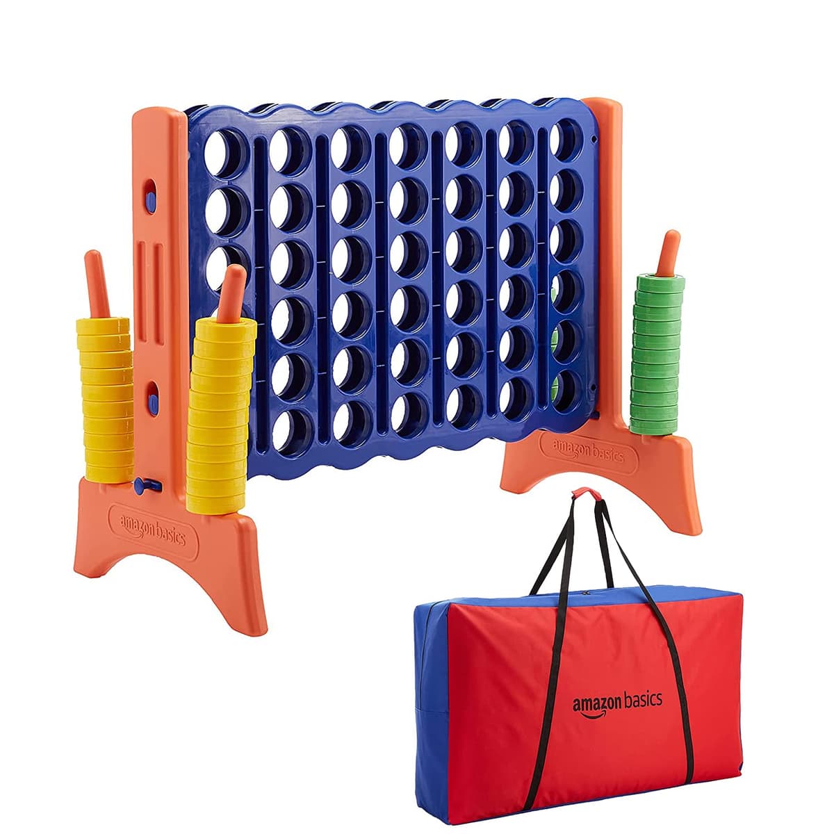 Amazon Basics 4-gewinnt-Spiel, Junior-Riesen-Edition – Bild 1