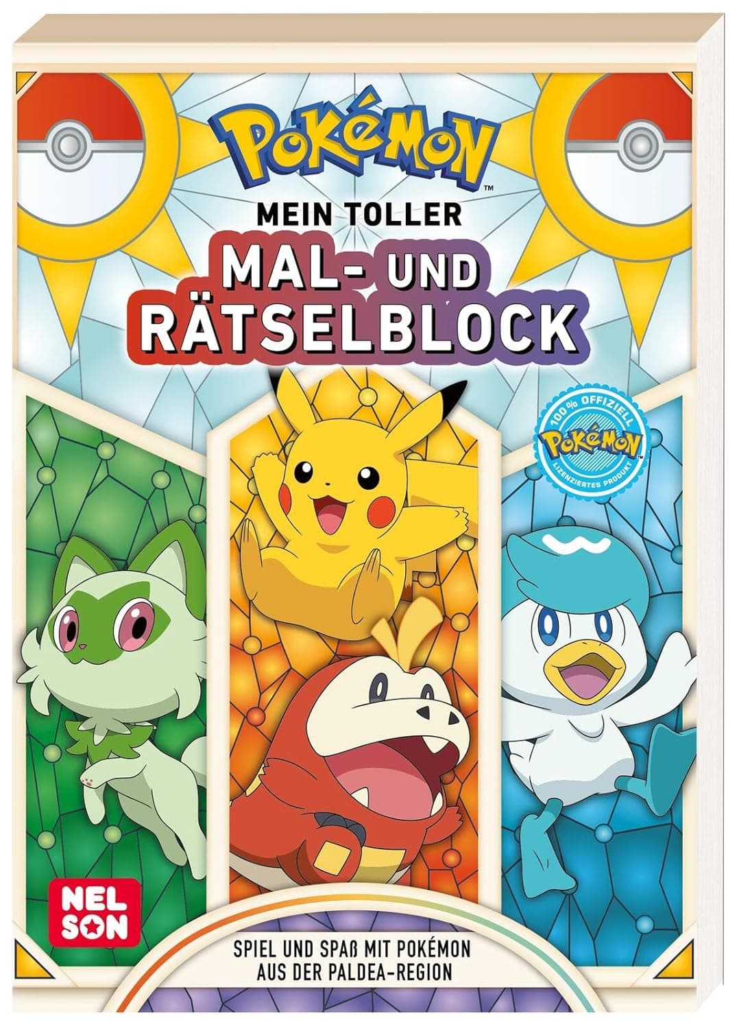 Pokémon Activity-Buch: Mein toller Mal- und Rätselblock: Spiel und Spaß mit Pokémon aus der Paldea-Region | Für Jungen und Mädchen ab 4 Jahren – Bild 1