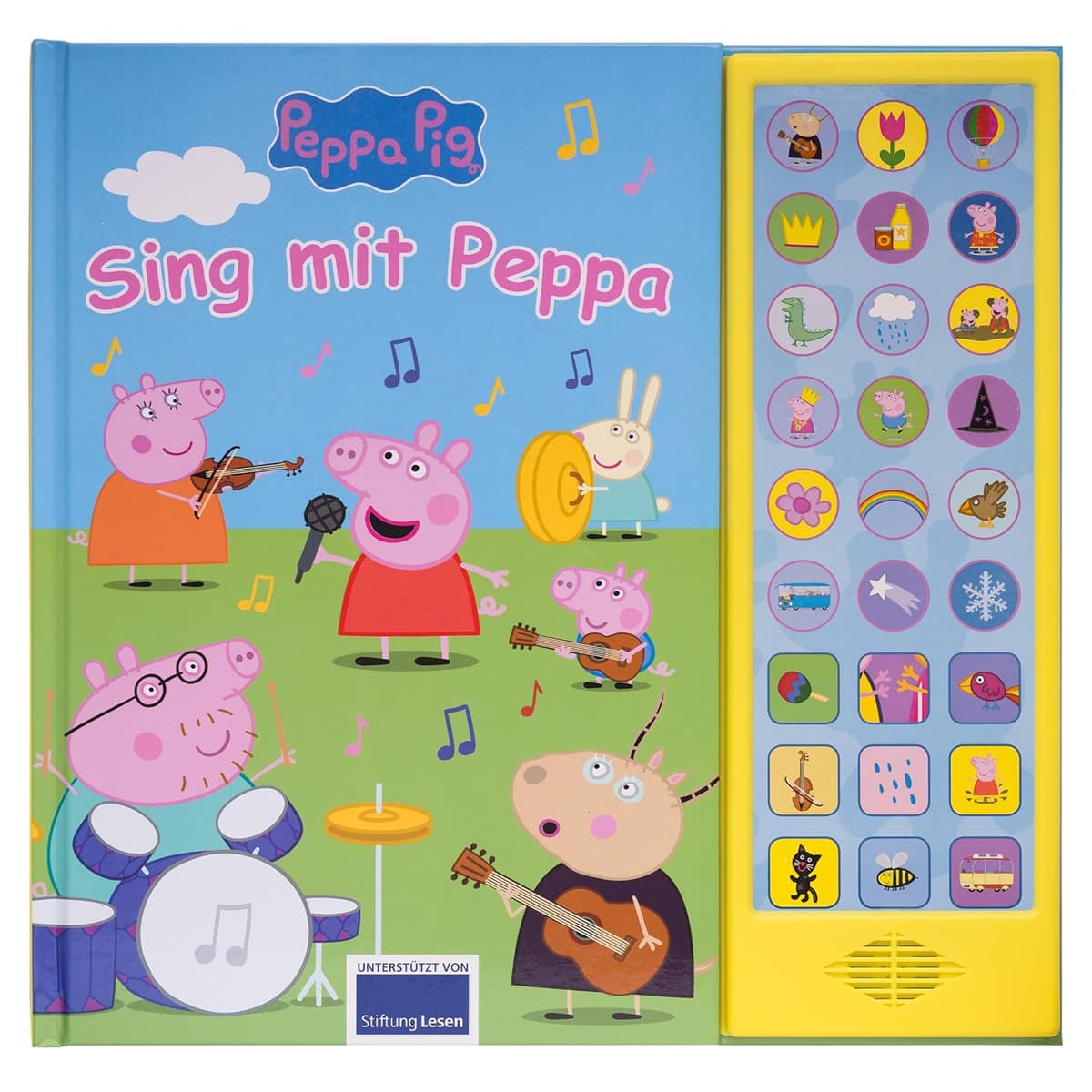 PI Kids Peppa Pig - Sing mit Peppa - 27-Button-Soundbuch für Kinder ab 3 Jahren - mit bekannten Kinderliedern und Geräuschen - Peppa Wutz: Tönendes Buch – Bild 1