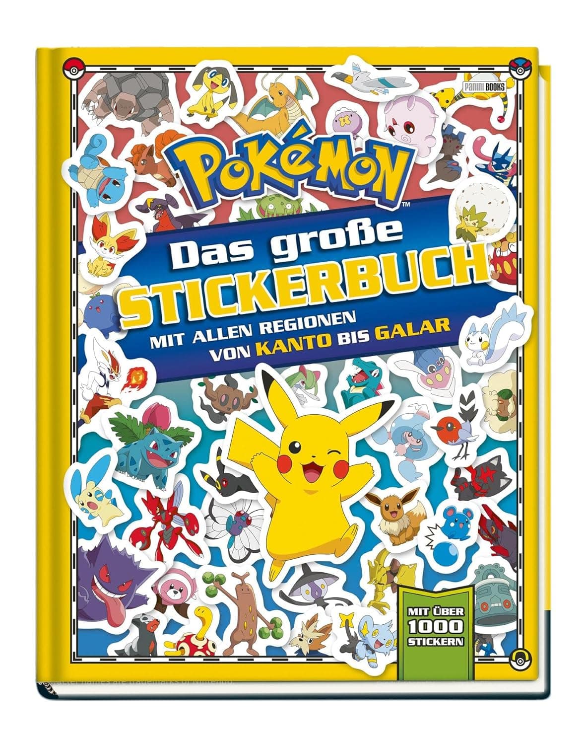 Pokémon: Das große Stickerbuch mit allen Regionen von Kanto bis Galar: mit über 1000 Sickern – Bild 1