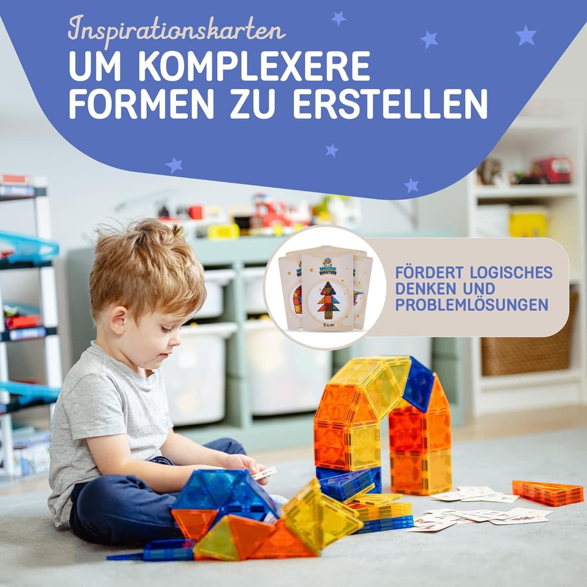 Magnetbausteine & Magnet-Spiel für Sensorik & Motorik – Bild 3