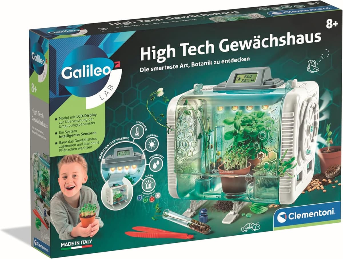 Clementoni Galileo Lab High Tech Gewächshaus - Experimentierkasten – Bild 1