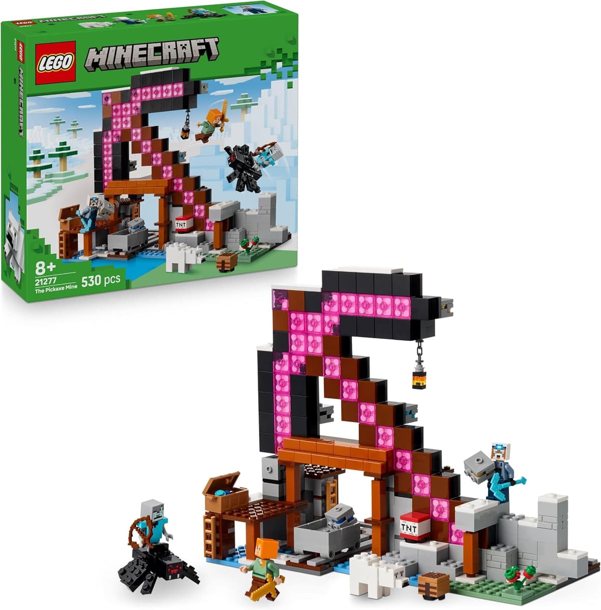 LEGO Minecraft Die Spitzhackenmine - Interaktives Spielzeug für Kinder – Bild 1