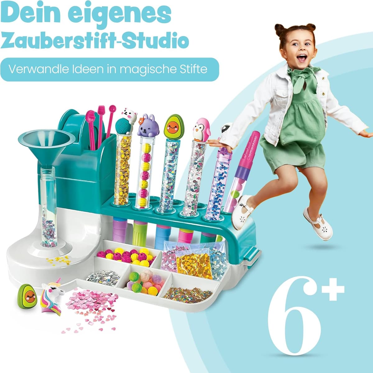 Clementoni Idea Stift-Atelier mit über 50 Accessoires – Bild 2