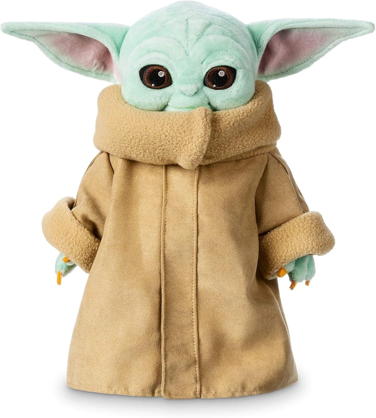 Disney Store Offizielles Grogu Kleines Kuscheltier, Star Wars: The Mandalorian, 25 cm, Plüschfigur mit Gestickten Details – Bild 1