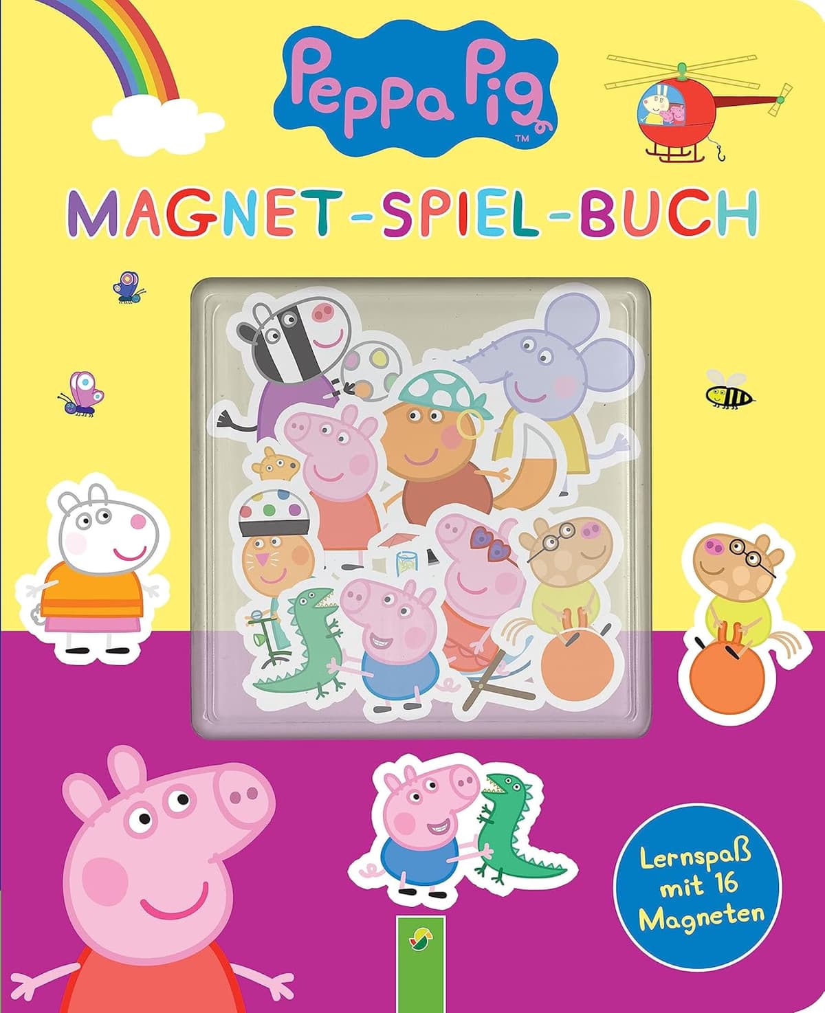 Peppa Pig Magnet-Spiel-Buch: Kreativer Lernspaß mit 16 Magneten für Kinder ab 4 Jahren – Bild 1