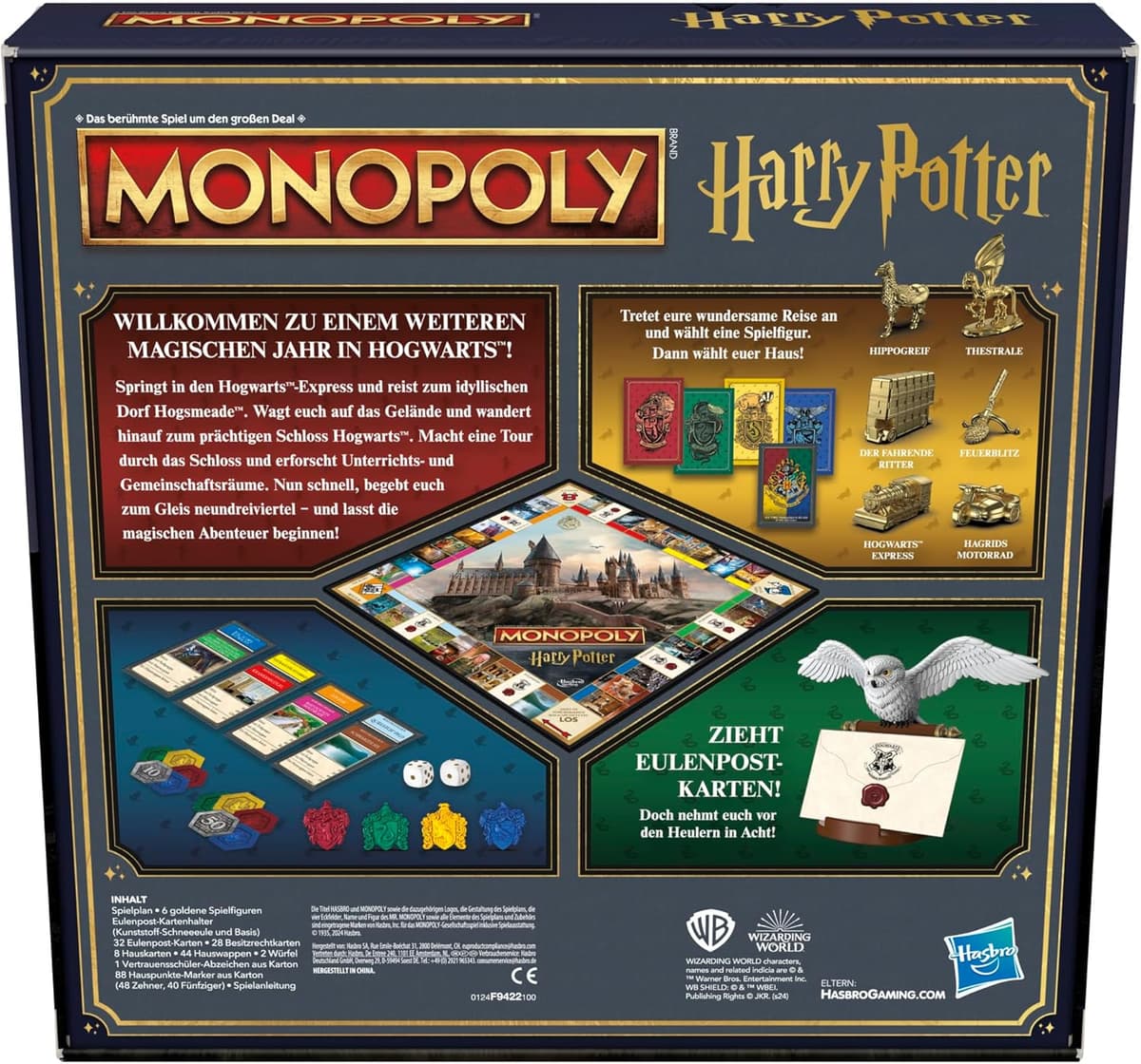 Monopoly Harry Potter Edition Brettspiel, Familienspiel für 2 bis 6 Spieler – Bild 6