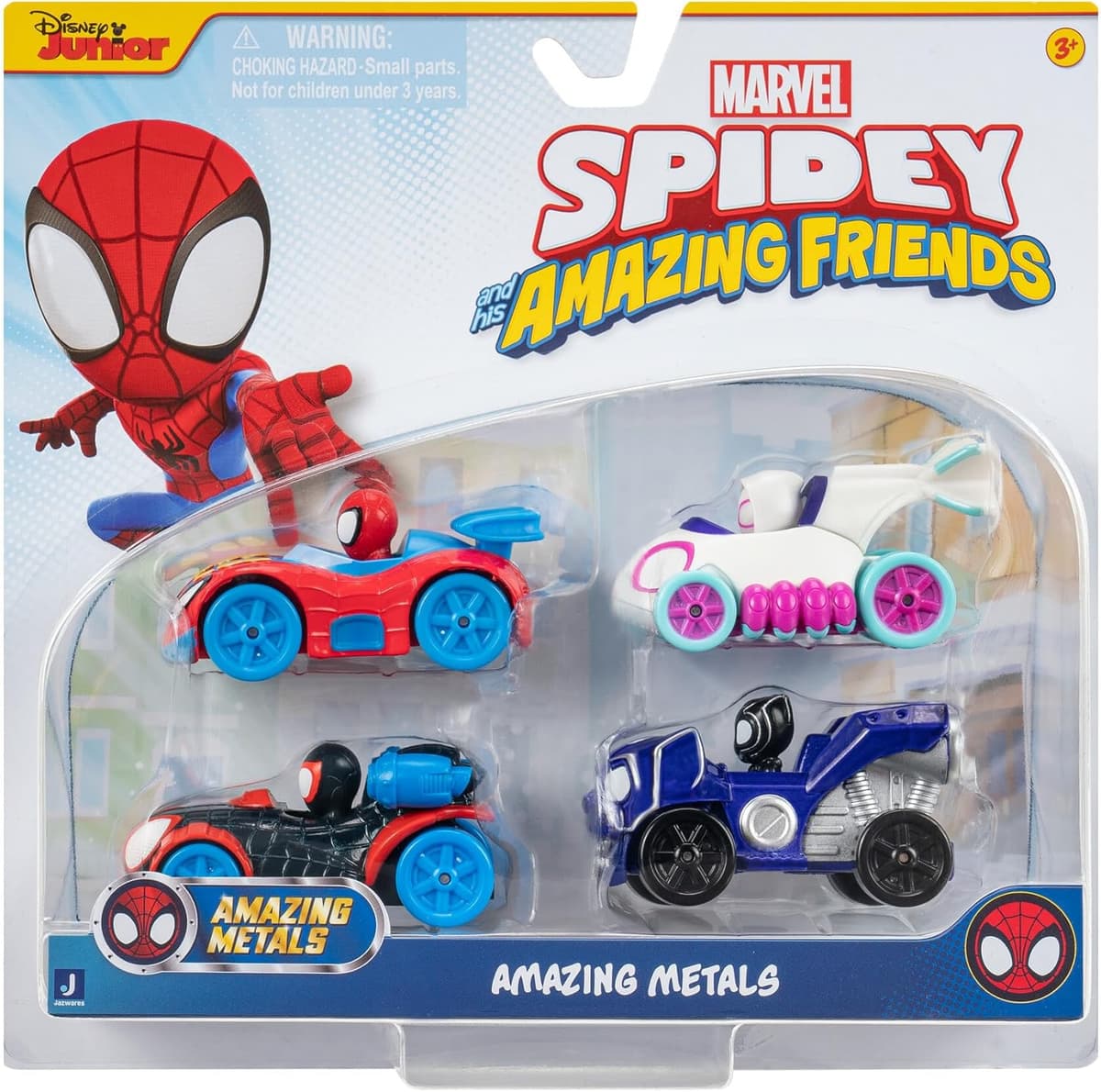 Spidey und seine Super-Freunde - Metall Fahrzeuge 4er-Set – Bild 1