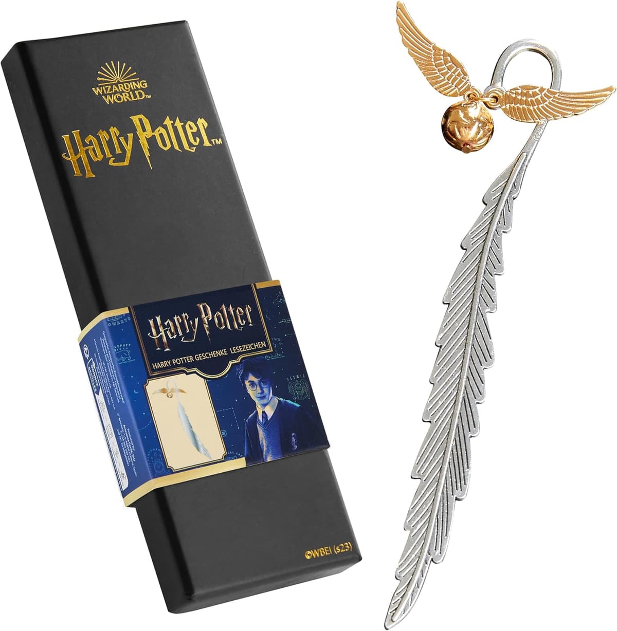 Harry Potter Lesezeichen Metall mit Anhänger - Offizielles Merchandise – Bild 1