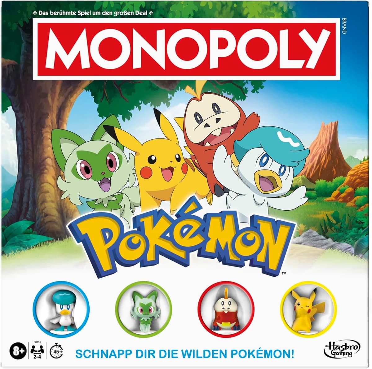 Monopoly Pokémon Edition Brettspiel - Deutsch Fassung – Bild 1