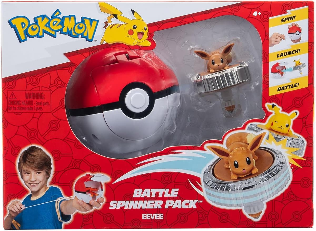 Pokémon - Battle Spinner - Evoli, offizielles Spielset – Bild 1
