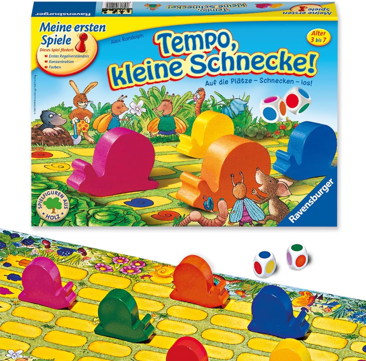 Ravensburger - Tempo kleine Schnecke - Das spannende Schneckenrennen – Bild 1