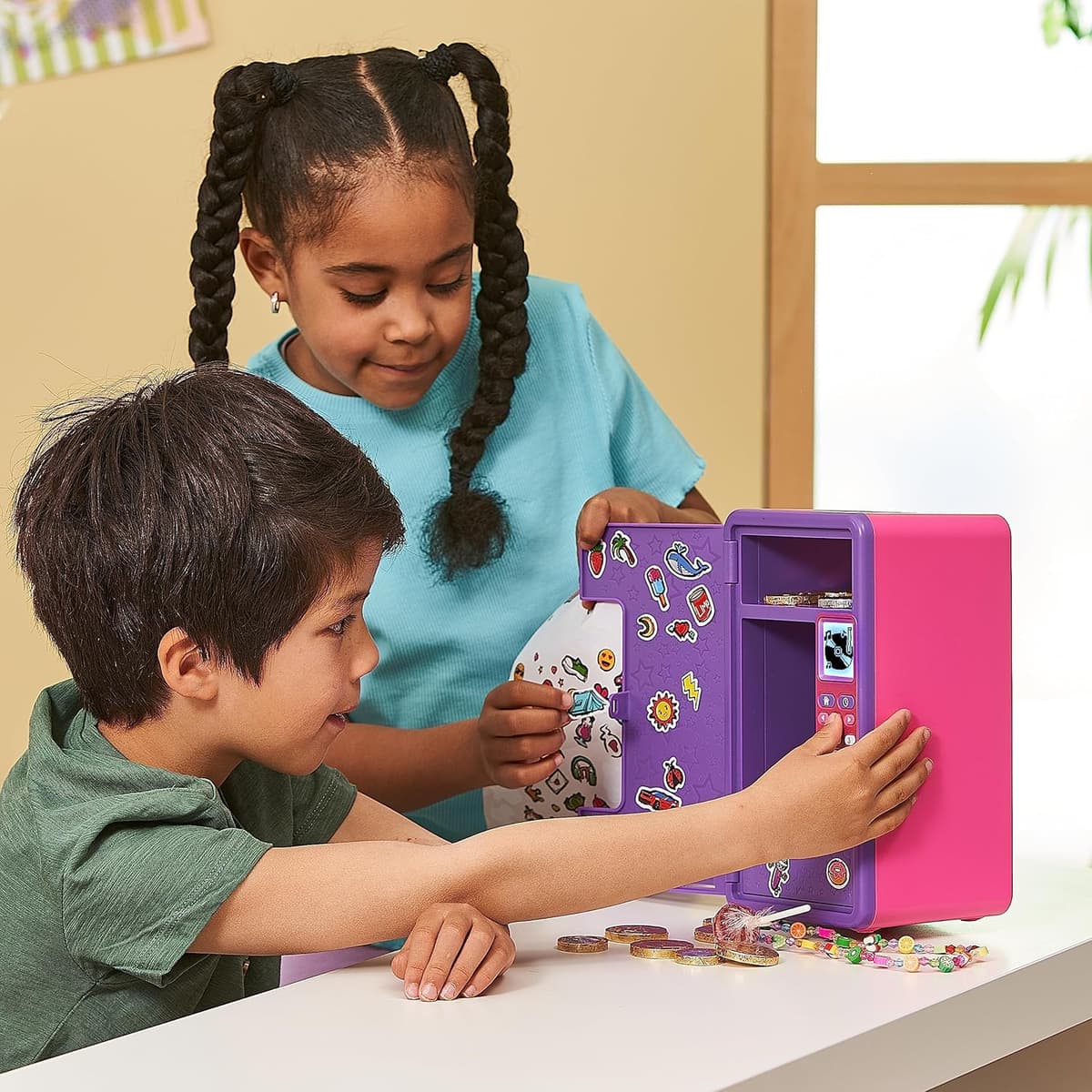 Vtech Kidisecrets Traumtresor – Tresor mit Zahlencode zum Aufbewahren von Geheimnissen – Mit Spielen, Musik und Aufklebern – Bild 2