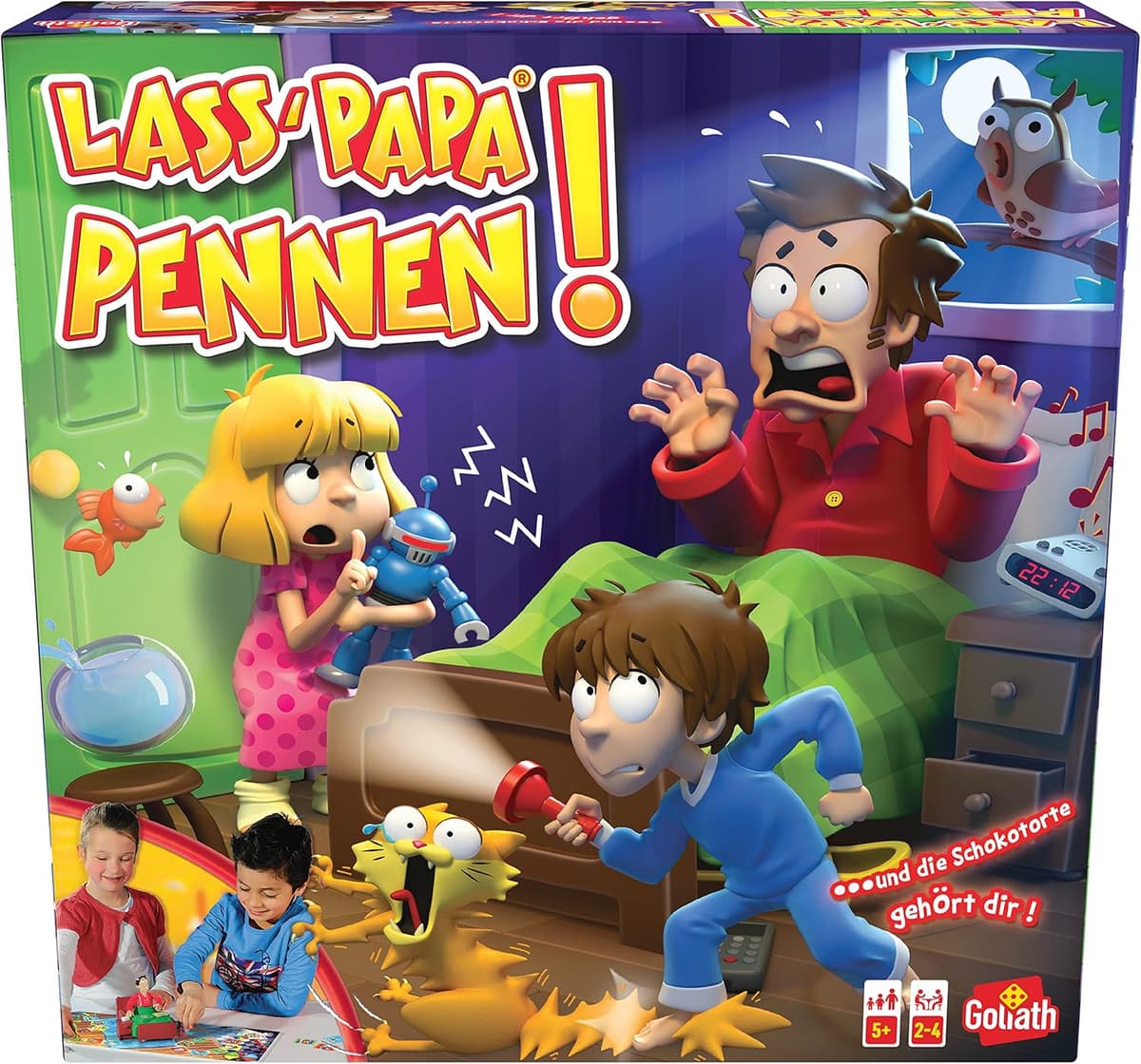 Goliath - LASS PAPA PENNEN - Kinderspiele ab 5 Jahren und 2 bis 4 Spieler – Bild 1