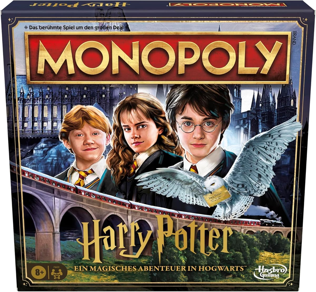Monopoly Harry Potter Edition Brettspiel, Familienspiel für 2 bis 6 Spieler – Bild 1