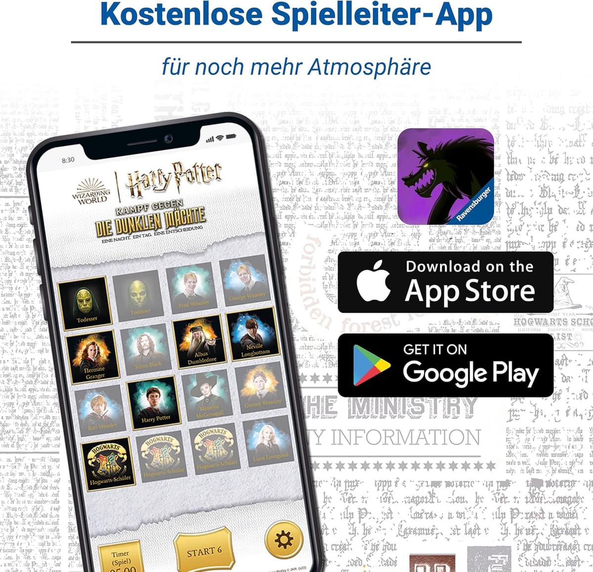 Ravensburger Familienspiel - Harry Potter - Kampf gegen die dunklen Mächte – Bild 4