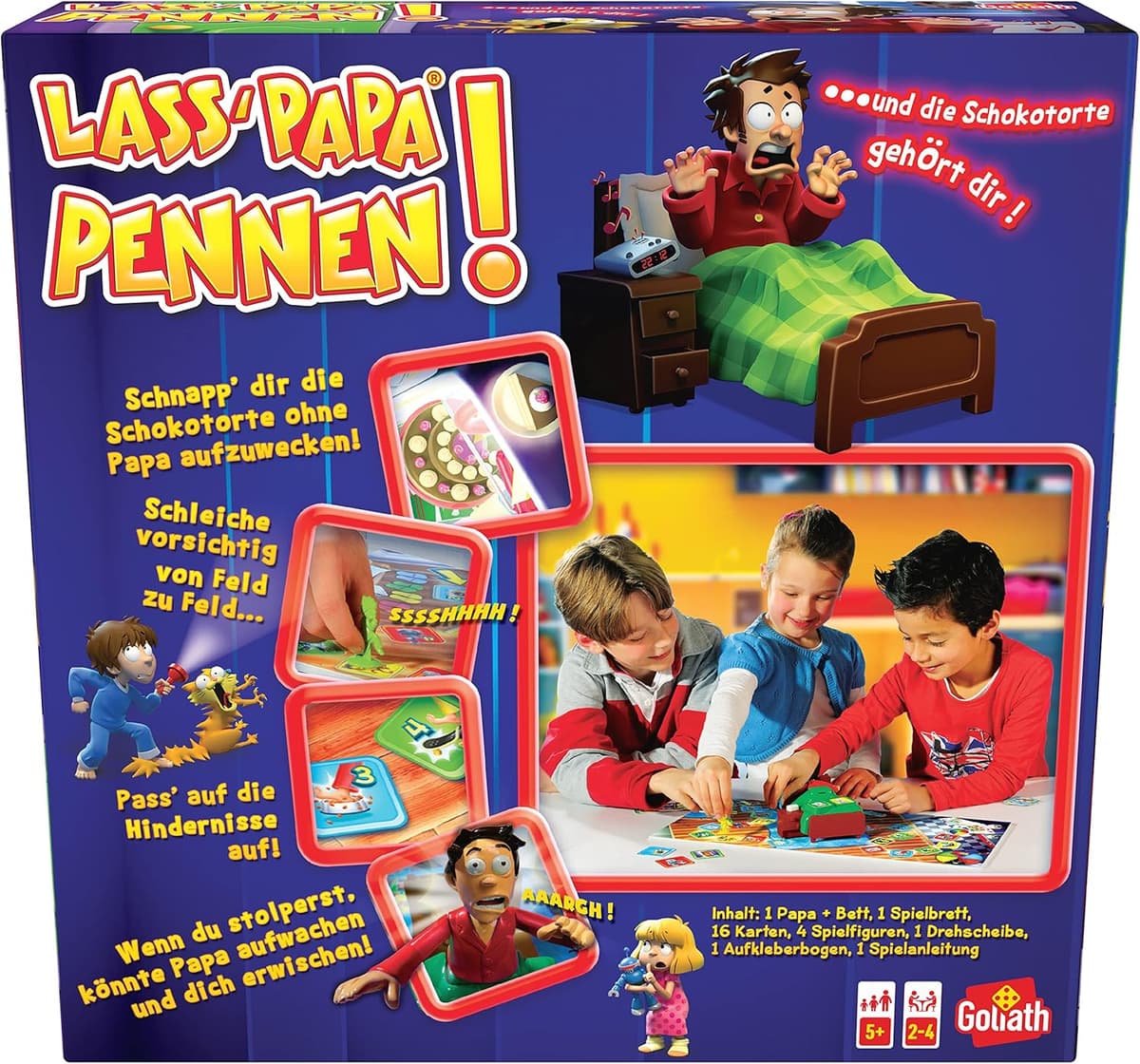 Goliath - LASS PAPA PENNEN - Kinderspiele ab 5 Jahren und 2 bis 4 Spieler – Bild 2