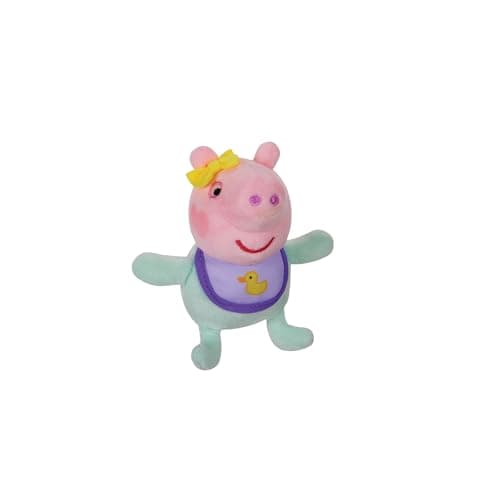 Peppa Wutz Kuscheltiere 3er-Set – Peppa, Schorsch & Baby Evie – Superweiche Plüschfiguren im klassischen Peppa-Wutz-Stil, Spielzeug ab 18 Monaten – Bild 6