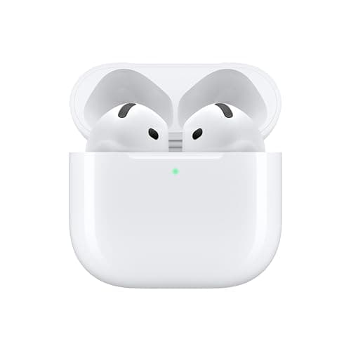 Apple AirPods 4 Kabellose Kopfhörer, Bluetooth Kopfhörer, Personalisiertes 3D Audio, Schutz vor Schweiß und Wasser, USB-C Ladecase, H2 Chip, bis zu 24 Std. Wiedergabe – Bild 2