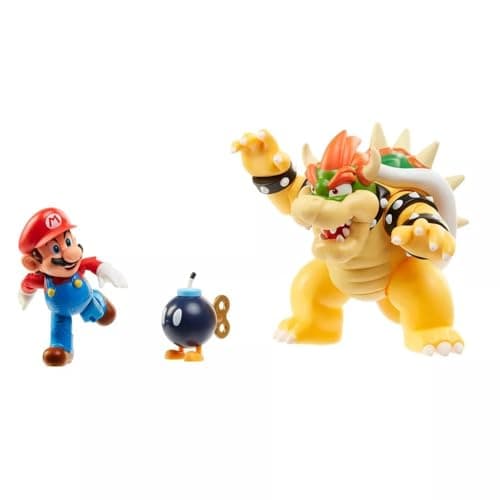 Super Mario Nintendo Bowser 18cm vs. Mario Figuren Set – Bild 2