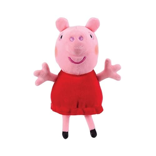 Peppa Wutz Kuscheltiere 3er-Set – Peppa, Schorsch & Baby Evie – Superweiche Plüschfiguren im klassischen Peppa-Wutz-Stil, Spielzeug ab 18 Monaten – Bild 4
