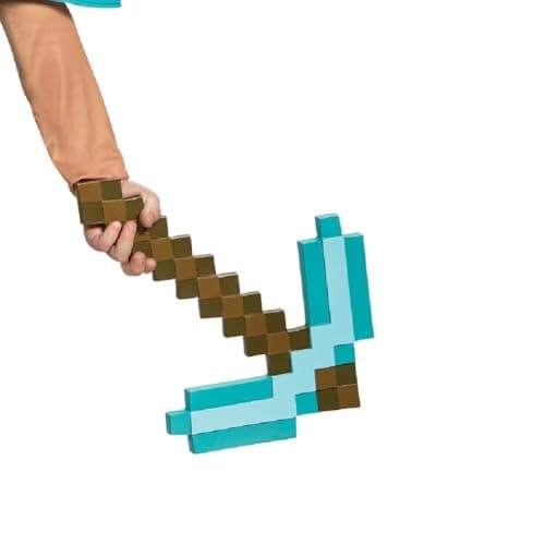 Minecraft Disguise Accessories Kostüm, Diamant Spitzhacke – Bild 4