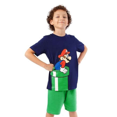 SUPER MARIO BROS Jungen T-Shirt und Shorts Set – Bild 2
