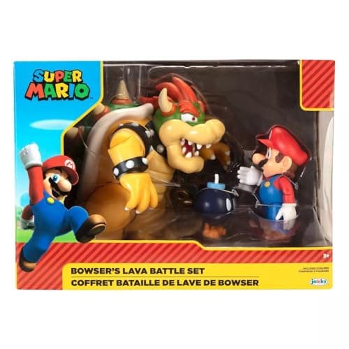 Super Mario Nintendo Bowser 18cm vs. Mario Figuren Set – Bild 4