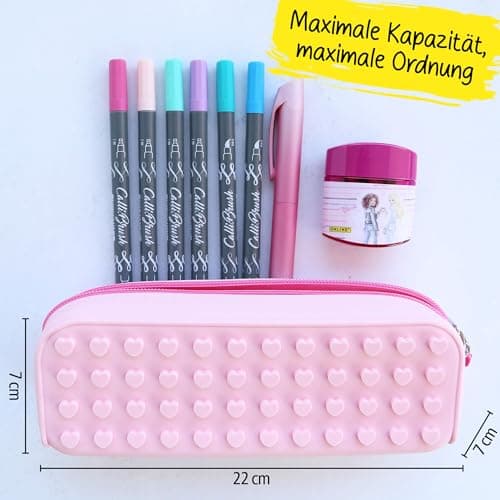 ONLINE Federmäppchen I Stylische Federtasche für die Schule I Pencil Case mit praktischem Reißverschluss zur Aufbewahrung von Stiften & mehr – Bild 4