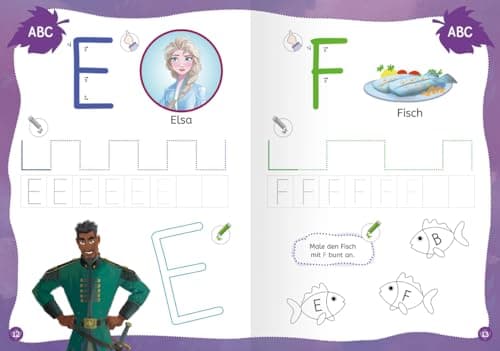 Disney Die Eiskönigin 2: Das große Vorschulbuch: Buchstaben, Zahlen, Konzentration – Bild 5