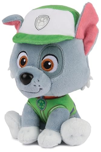 GUND PAW Patrol Rocky Plüschtier, 15 cm - hochwertiges Kuscheltier für Fans der beliebten TV-Serie, ab 1 Jahr empfohlen – Bild 5
