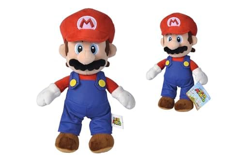 Simba 109231010 - Super Mario Plüschfigur, 30cm, kuschelweich, Nintendo, Charakter aus weltberühmten Computerspiel, ab den ersten Lebensmonaten geeignet – Bild 3