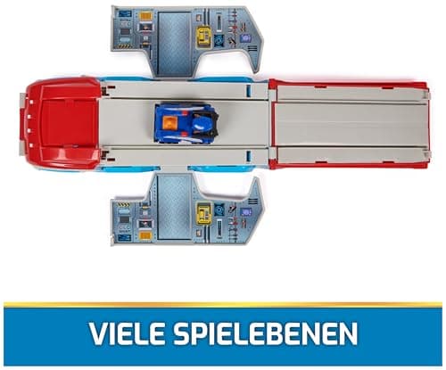 PAW PATROL - Mini-Patroller Pup Squad Teamfahrzeug mit Chase, Transformer Spielzeug mit Startrampe, für Kinder ab 3 Jahren, 25cm – Bild 5