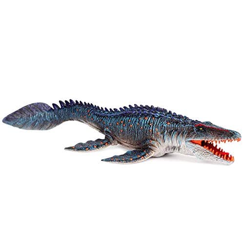 SIENON Jurassic Mosasaurus Dinosaurier-Spielzeug 34cm, realistische Dinosaurier-Spielzeugfiguren, Dino-Figur, große Tiefsee-Kreatur aus Kunststoff handbemaltes Ozean-Tiermodell-Spielset – Bild 6