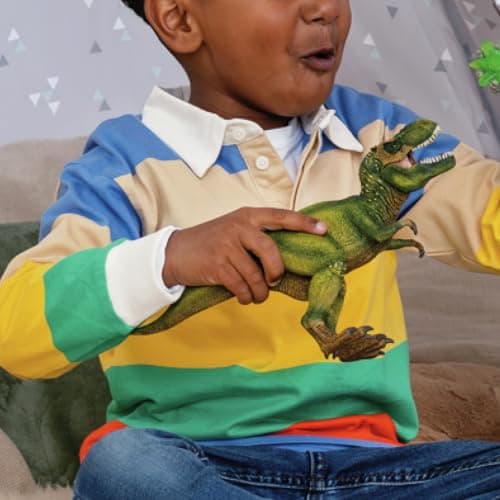 SCHLEICH Dinosaurs | Tyrannosaurus Rex 14525 | detailgetreuer Dino mit beweglichem Kiefer | tolles Geschenk für Mädchen und Jungen Dinosaurier Spielzeug ab 3 Jahre | 28 x 10 x 14 cm – Bild 2
