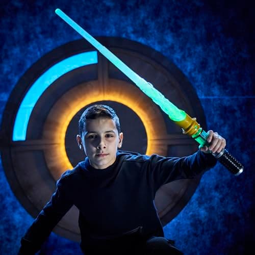 Star Wars Power-Kristall Lichtschwert, 7 Farben & 10 Kristalle, 50+ Farbwechsel-Kombinationen, Lichter & Geräusche, Spielzeug für Jungen und Mädchen ab 4 Jahren – Bild 7