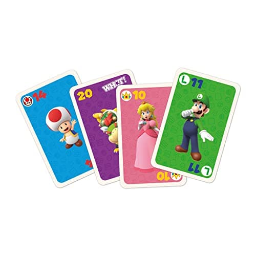 Waddingtons Number 1 WHOT! Mau-Mau-Variante Super Mario Kartenspiel für Kinder - Super Mario für Familie - 1+ Spieler ab 5+ Jahren – Bild 4