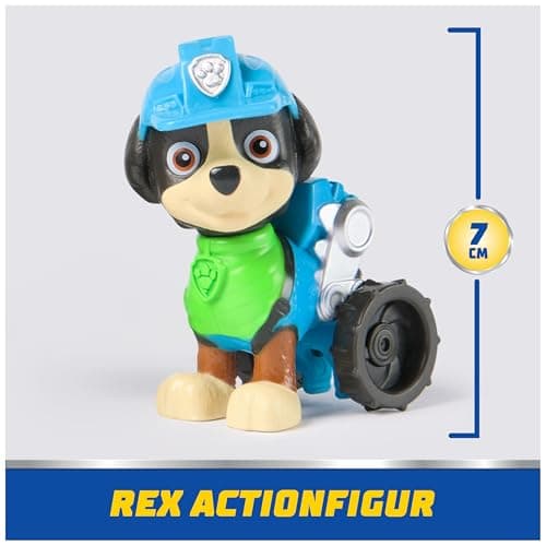 PAW PATROL - Rex-Figur mit Dinosaurier-Rettungsfahrzeug, stabiles Basis-Fahrzeug , authentisches Spielzeug zur Serie für Kinder ab 3 Jahren – Bild 2