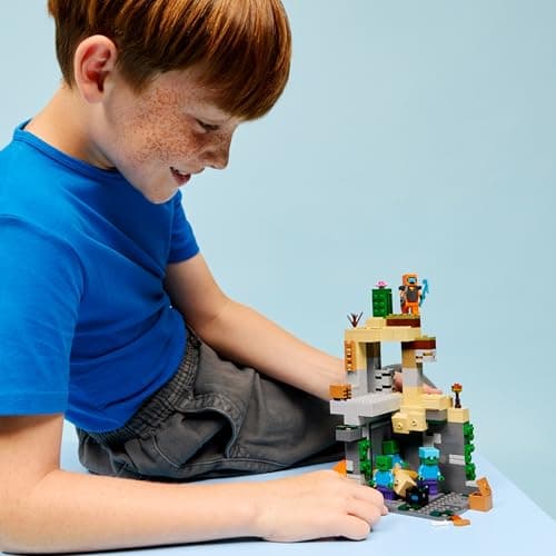 LEGO Minecraft Zombieverlies - Bauspielzeug für Rollenspiele - Minecraft-Spielset für Jungen und Mädchen ab 8 Jahren mit 3 Zombies, einem Krieger und Videospielzubehör – Bild 2