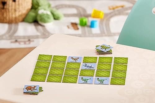 KOSMOS 711313 Welcher Dino ist das? Dino Memo Spiel für Kinder ab 4 Jahre, Kinderspiel für 2-4 Spieler, ideal als Reisespiel – Bild 2