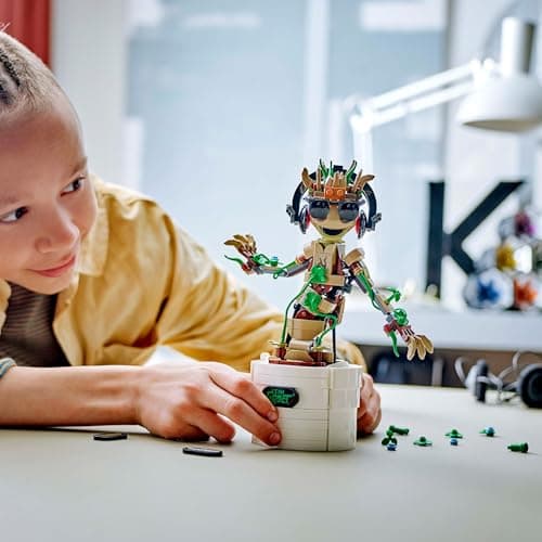 LEGO | Marvel Tanzender Groot - Animierte Minifigur eines Charakters aus Guardians of The Galaxy - Interaktives Spielset – Bild 2