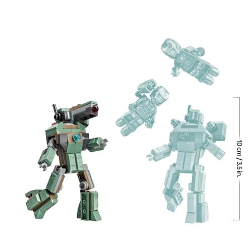 LEGO ǀ Marvel Iron Man & War Machine vs. Hammer Drones - Building Toy with 2 Minifigures & 2 Action Figures with Stud Shooters – Bild 3