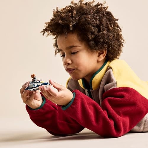 LEGO Star Wars Plo Koons Jedi Starfighter Microfighter Bauspielzeug mit 2 Shootern - inklusive Mini-Figur mit Lichtschwert - Geschenk für Jungen ab 6 Jahren und Fans von The Clone Wars – Bild 2