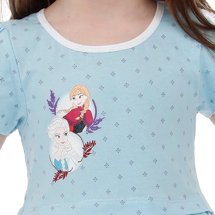 Disney Frozen Kleid | Prinzessin Kleider Für Mädchen | Anna Und ELSA Kinder Sommerkleid – Bild 4