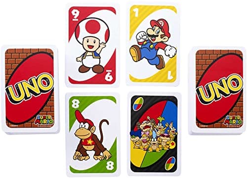 Mattel Games DRD00 - UNO Super Mario Kartenspiel, geeignet für 2-10 Spieler, Kartenspiele und Kinderspiele ab 7 Jahren – Bild 5